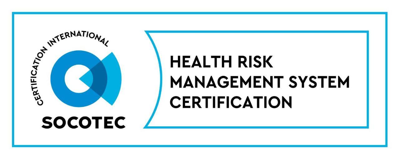 Maison Albar Hotels L'Imperator Nîmes Exteriör bild The logo of the International Health Risk Management System Certification